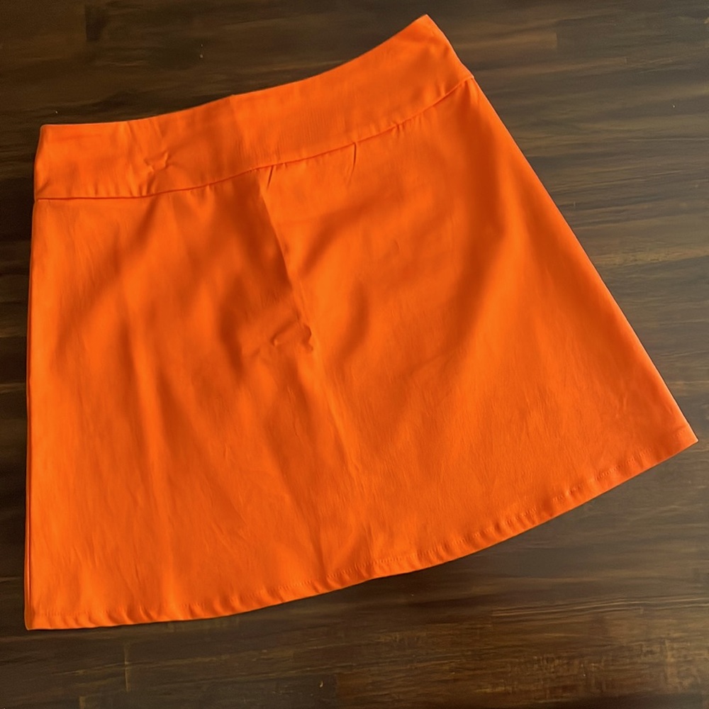 Orange Mini Skirt